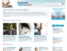 Tablet Screenshot of consumerrightsexpert.co.uk